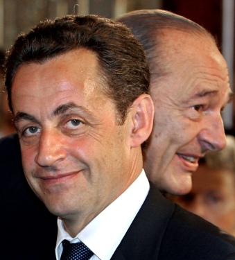 Jaques Chirac y Sarkozy