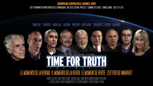 poster oficial time for truth cumbre exopolitica